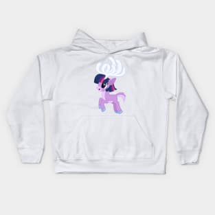 Twilight Sparkle reindeer Kids Hoodie